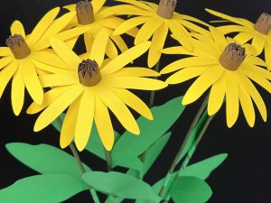 Black-Eyed Susan Paper Flower SVG File