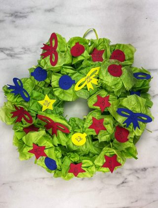 Holiday Wreath Countdown Calendar