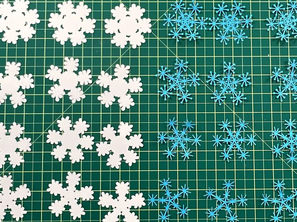 assembling snowflakes