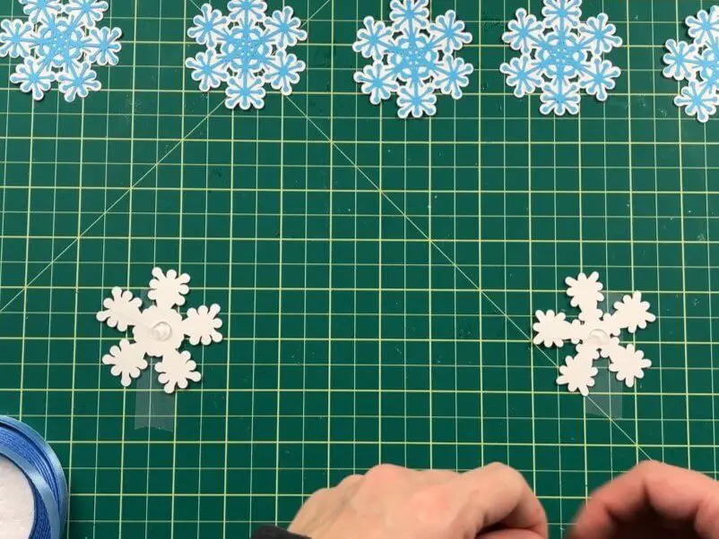assembling snowflakes
