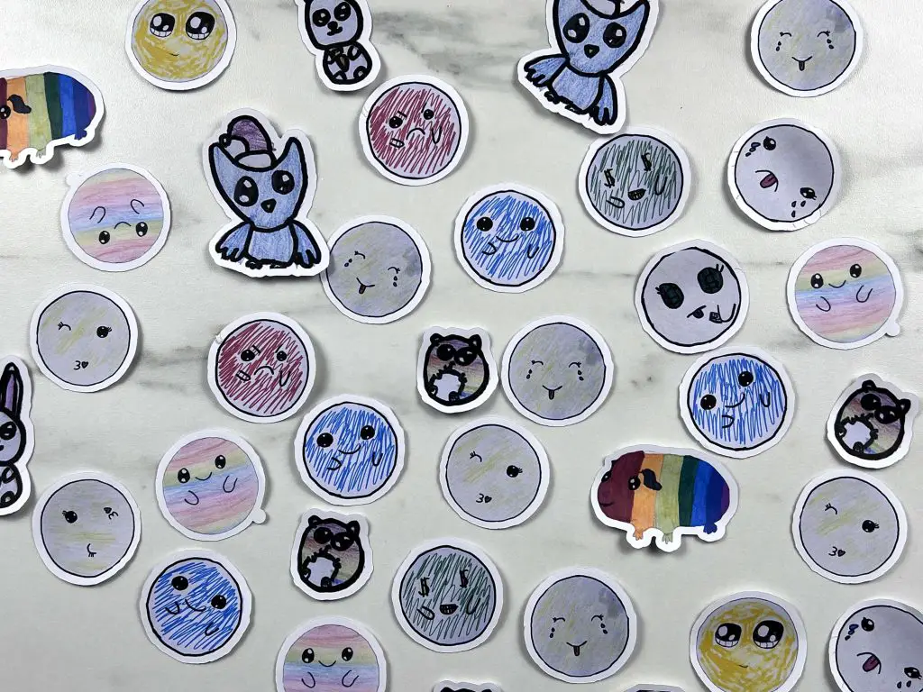 How to Make Drawings into Stickers