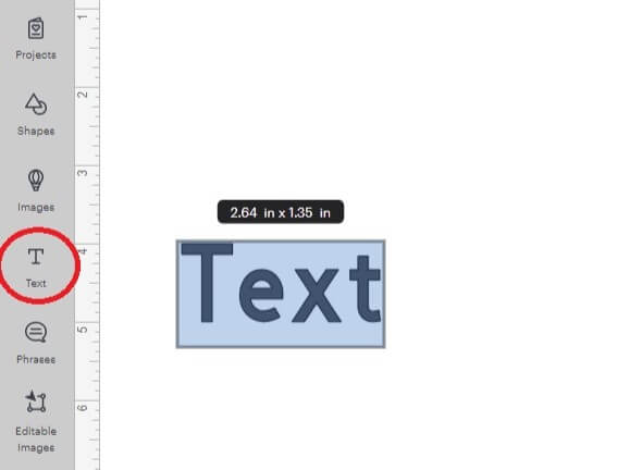 text selection