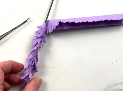 How to Make Paper Lavender Flowers