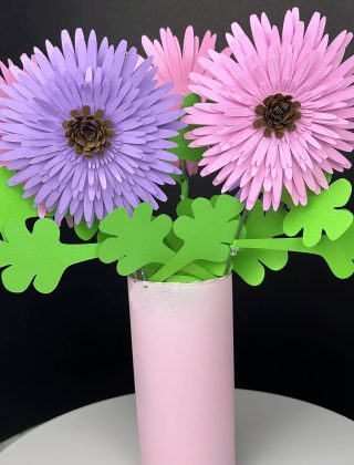 How to make paper Gerbera Daisy Flowers