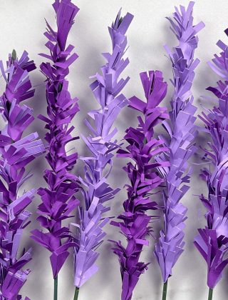 How to Make Paper Lavender Flowers