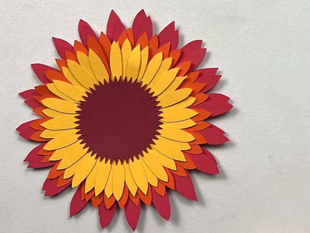 DIY Paper Sunflowers 