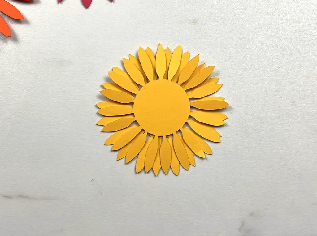 DIY Paper Sunflowers 