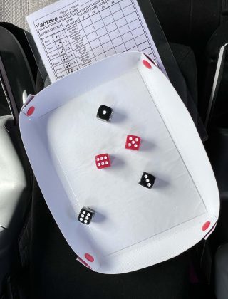 DIY Travel Dice Tray