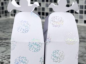 Favor Gift Box SVG – Dove Top