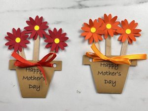 Mother’s Day Flower Pot Card SVG File