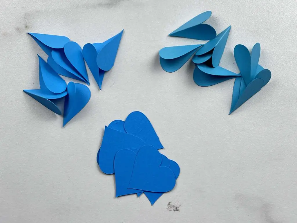 folding hearts