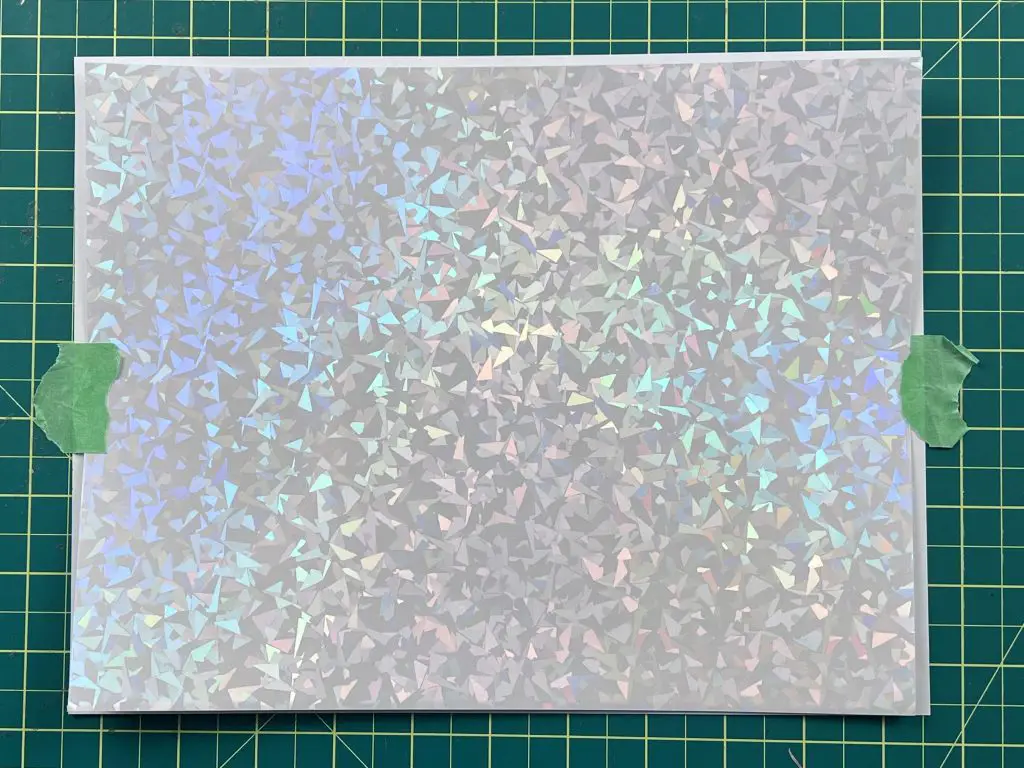 how to make holographic stickers