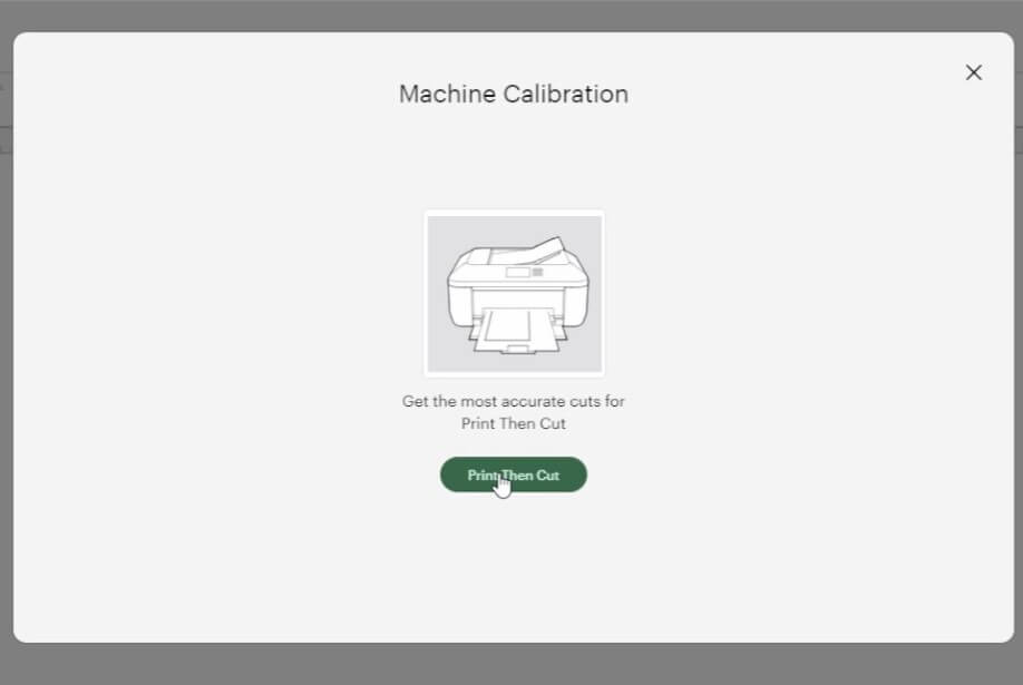 printing calibration sheet