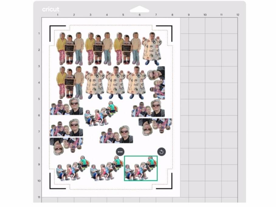 how to make stickers from family photos