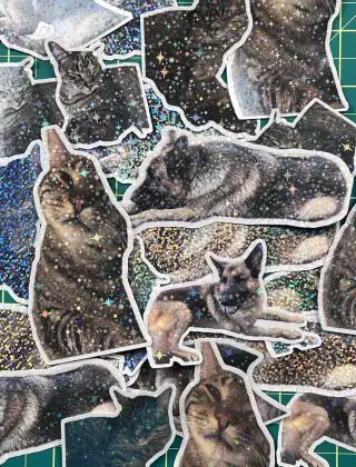 How to make Holographic Stickers