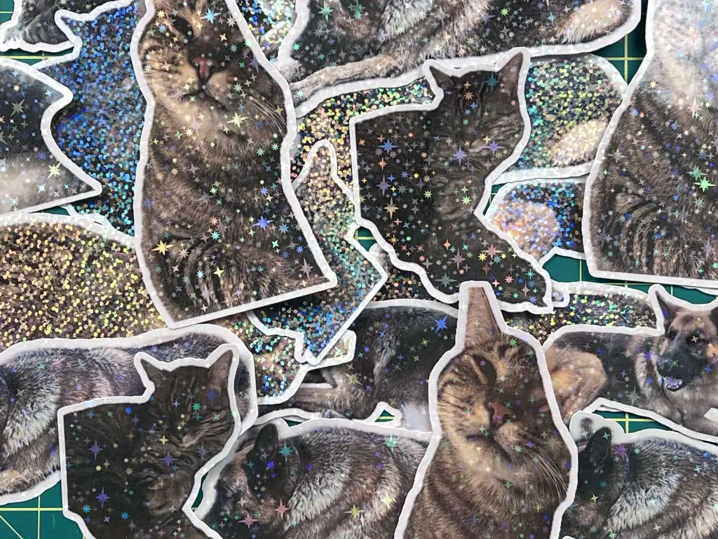 How to make Holographic Stickers