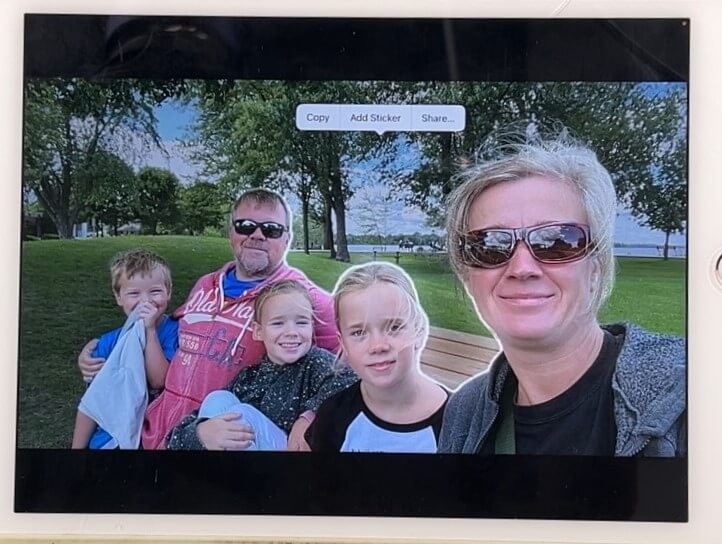 how to make stickers from family photos