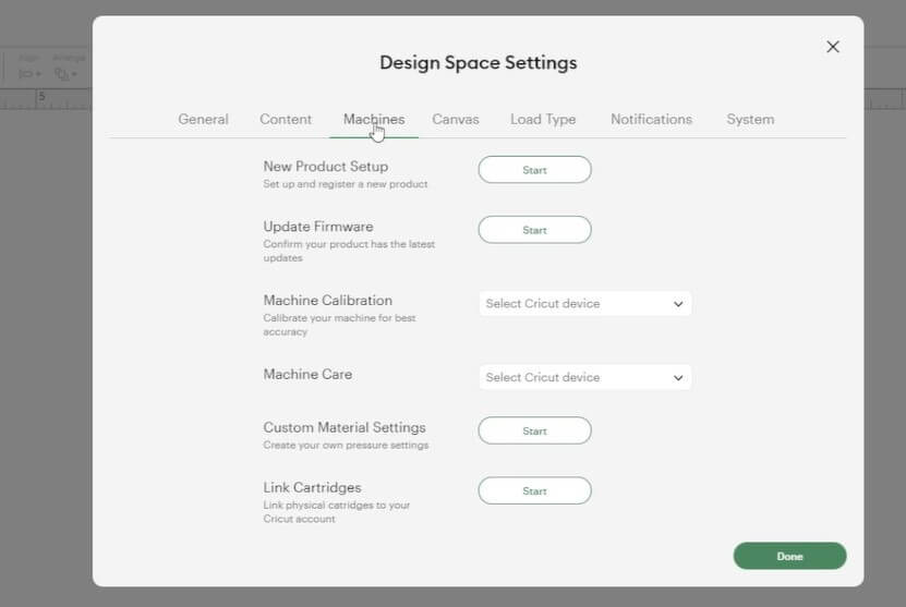 how to access print then cut calibration - MACHINES TAB Calibrate your Cricut for Print Then Cut Using a Computer