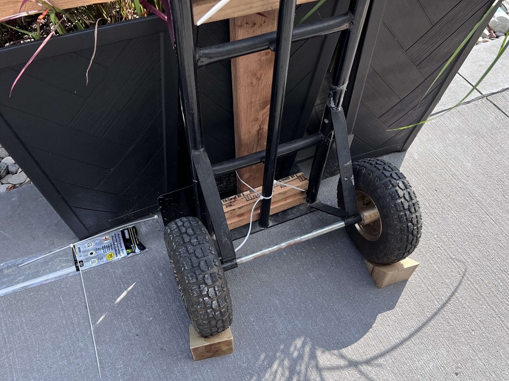 attaching frame to base