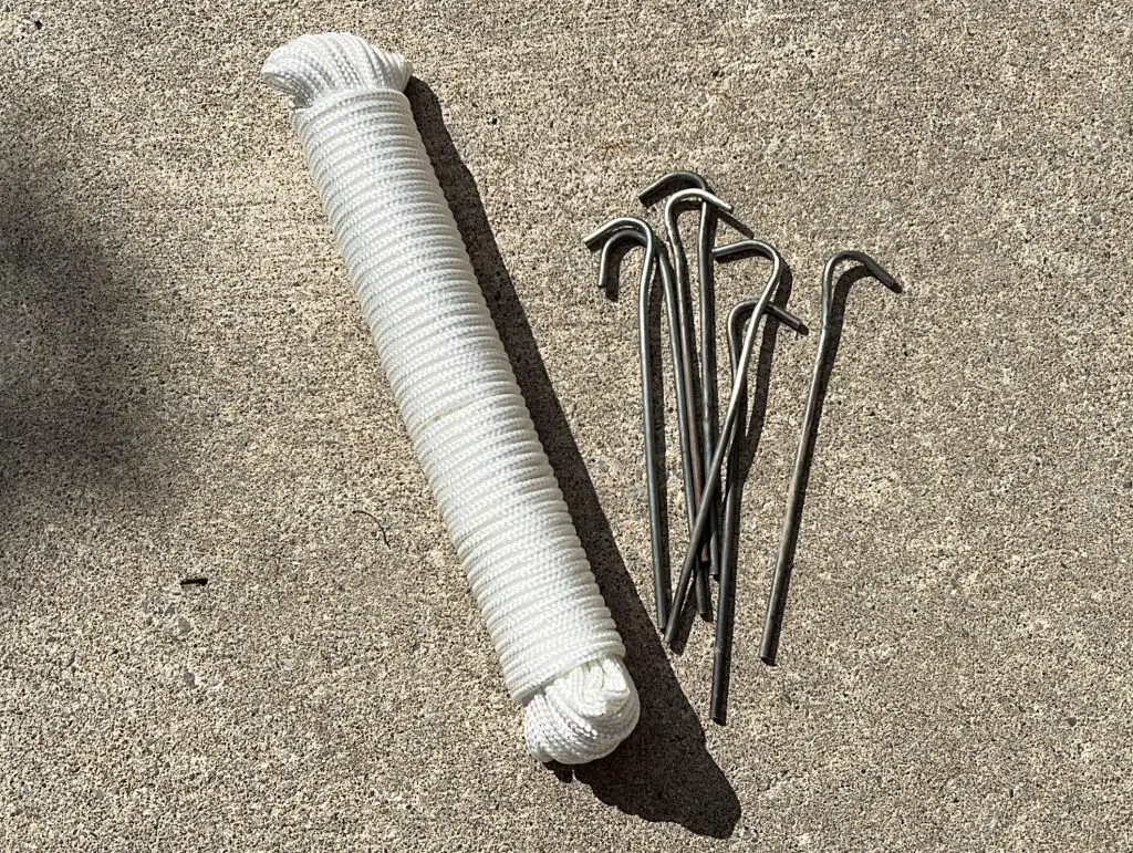 supplies for giant spider web