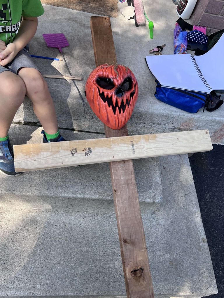 diy giant ghoul