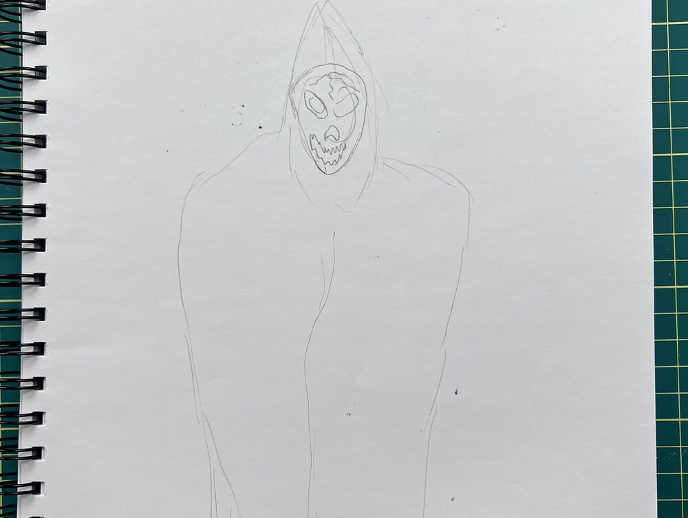 giant ghoul sketch