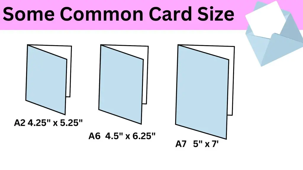 common cards sizes