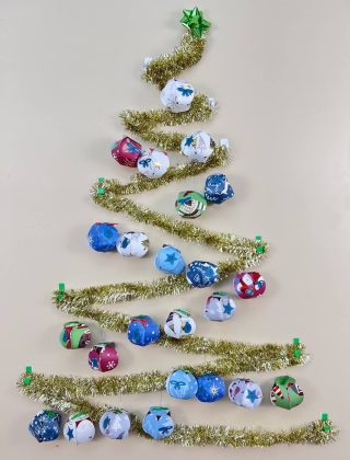 Wall Christmas Tree Countdown Calendar