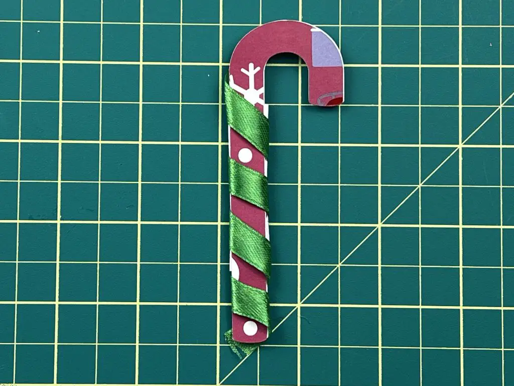 fancy candy cane wrap