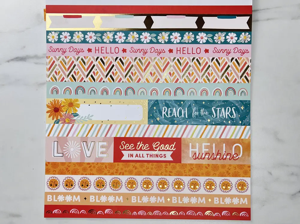 cards from 12x12 paper samplers