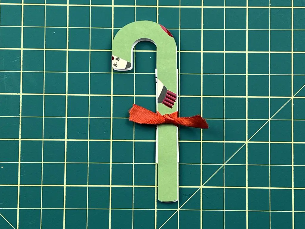 simple candy cane wrap