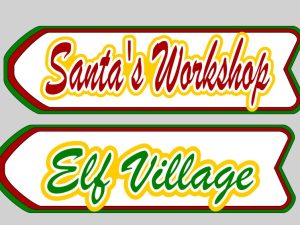 Santa’s Village Sign SVG File