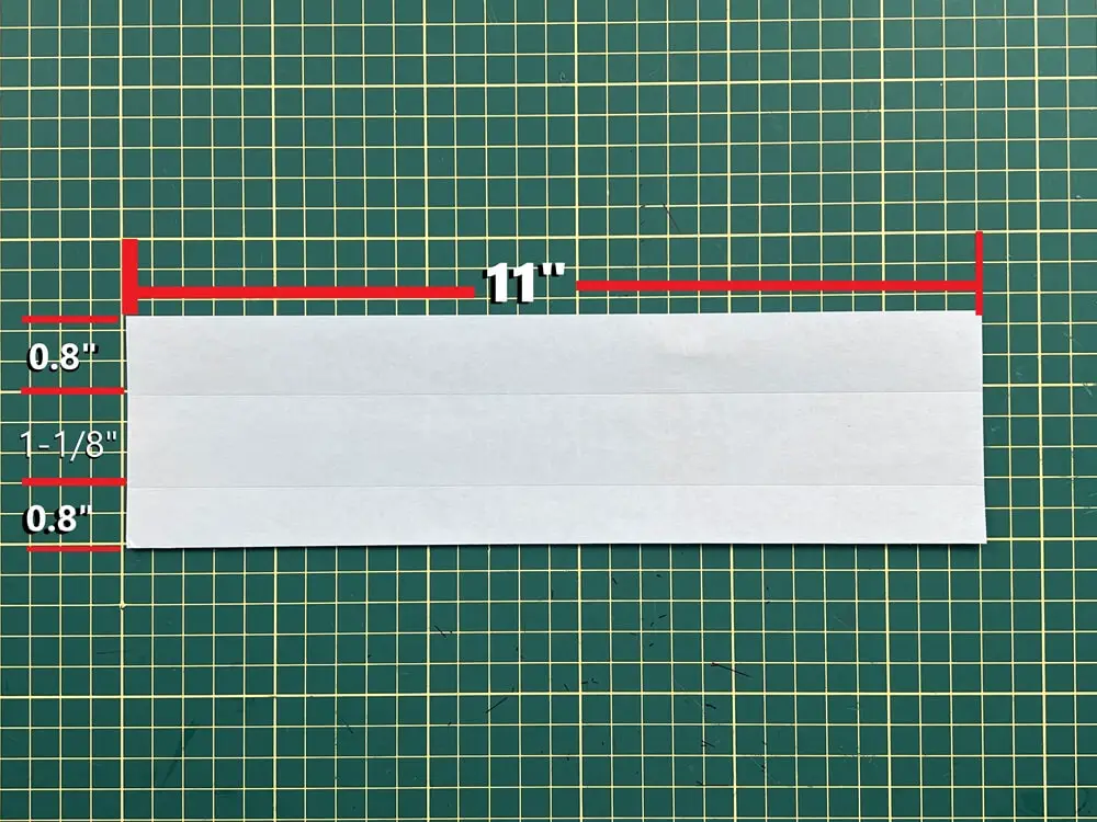 fold sizes