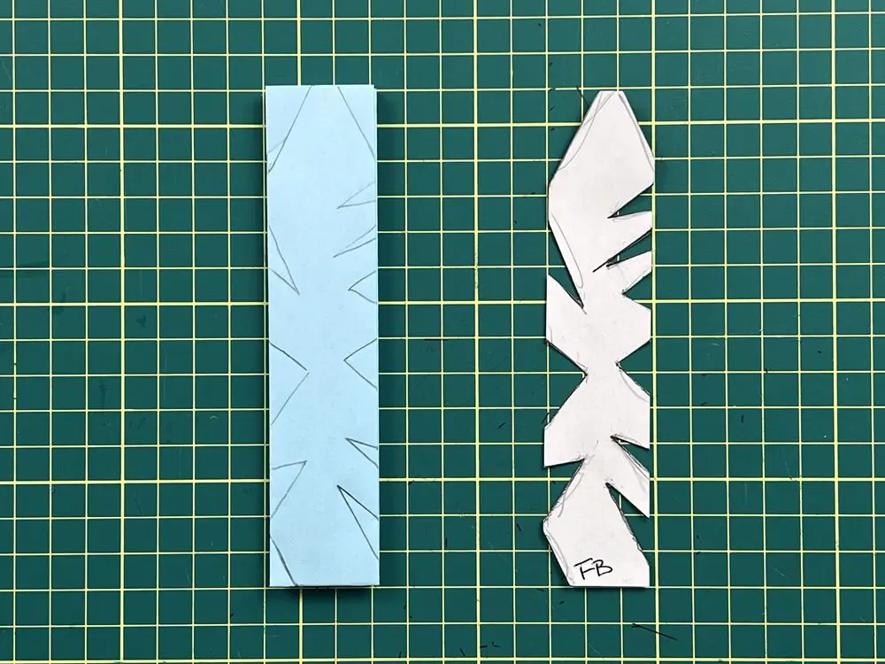 3D Paper Snowflakes template