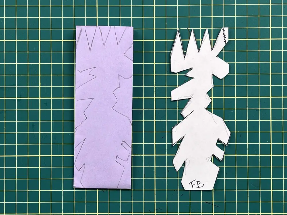 3D Paper Snowflakes template