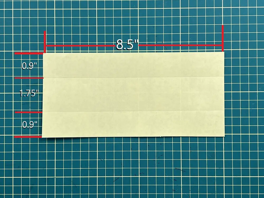 fold sizes