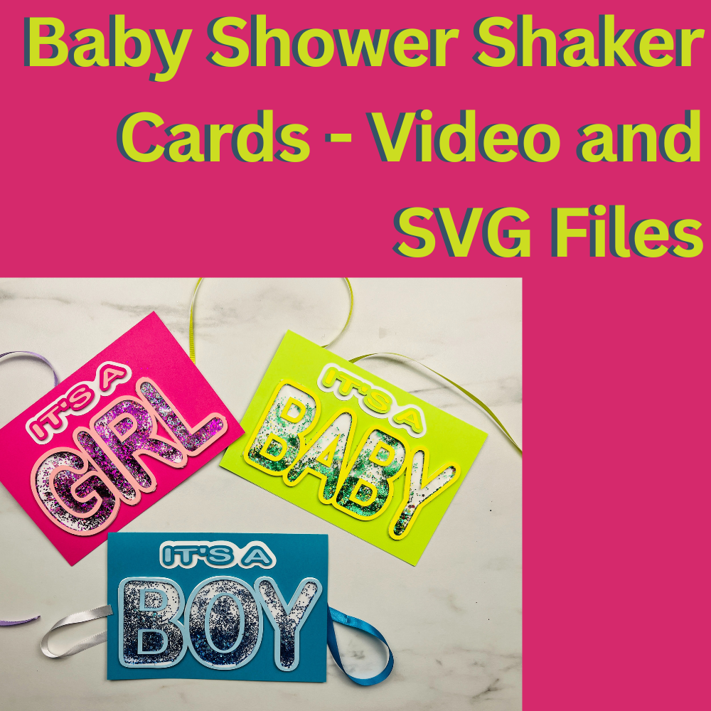Baby Shower Shaker Card - Video and SVG Files - Image 3