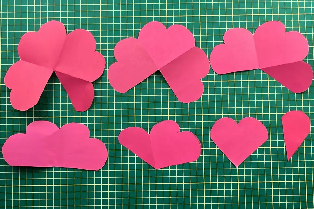 paper rose petals