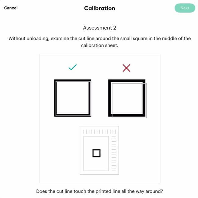 assessment 2 calibration results
