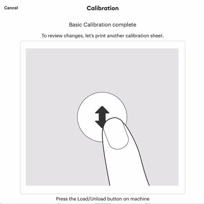 Basic calibration complete