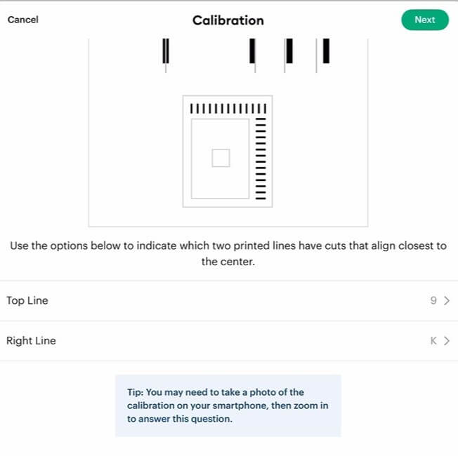 fine calibartion
