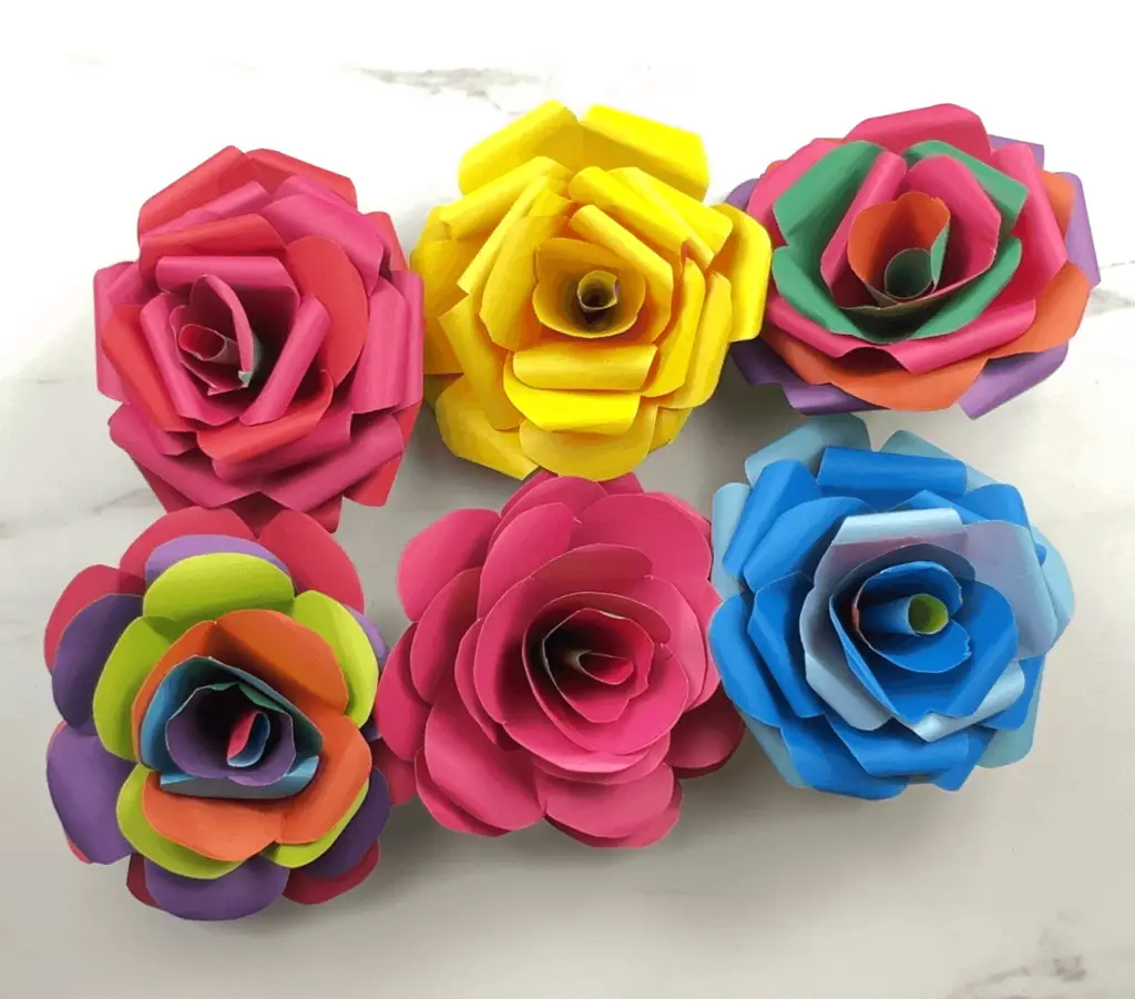 Simple Paper Roses