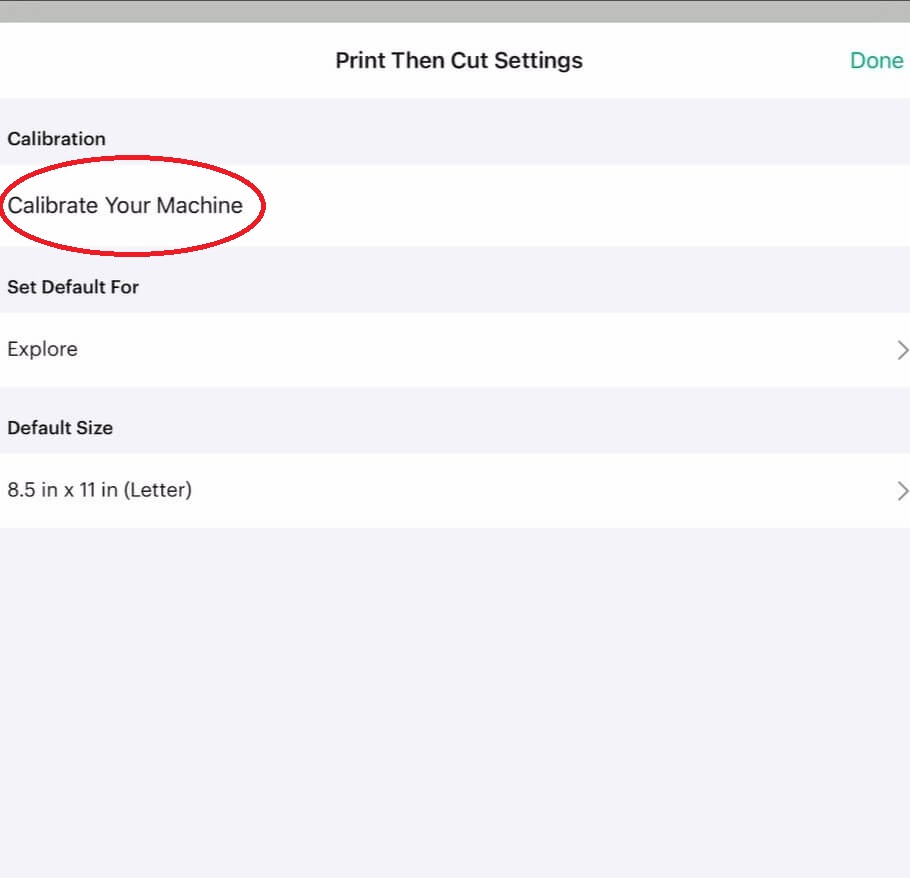 Calibrate your Cricut for Print Then Cut Using an iPad