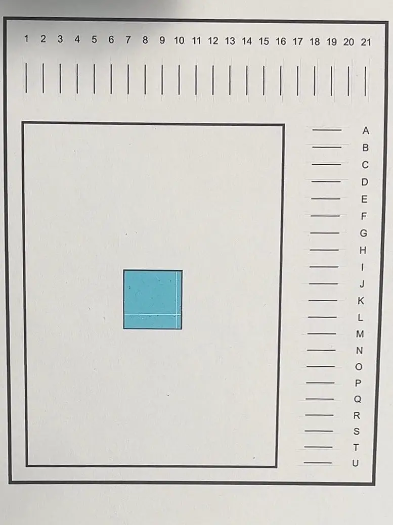 Calibrate your Cricut for Print Then Cut Using an iPad small square fine calibration