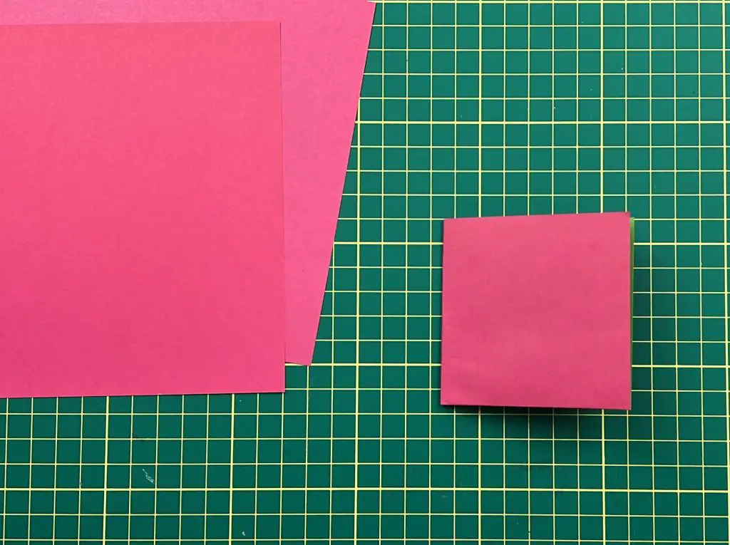 Simple Paper Roses folding