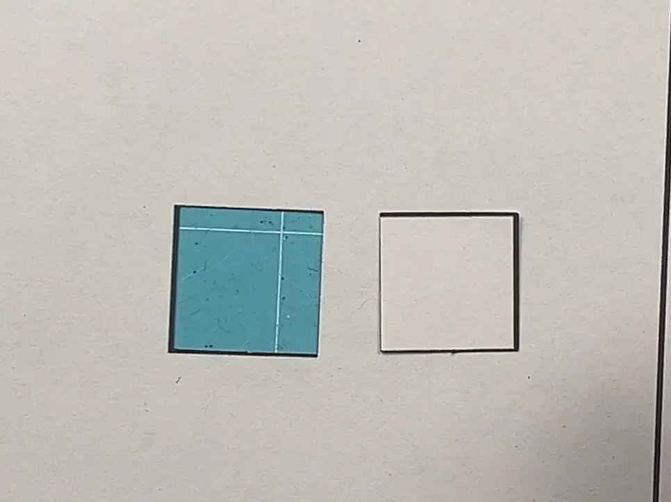 basic calibration small square cut results