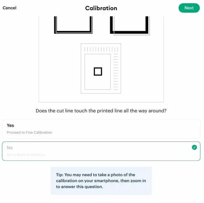 basic calibration accept or reject