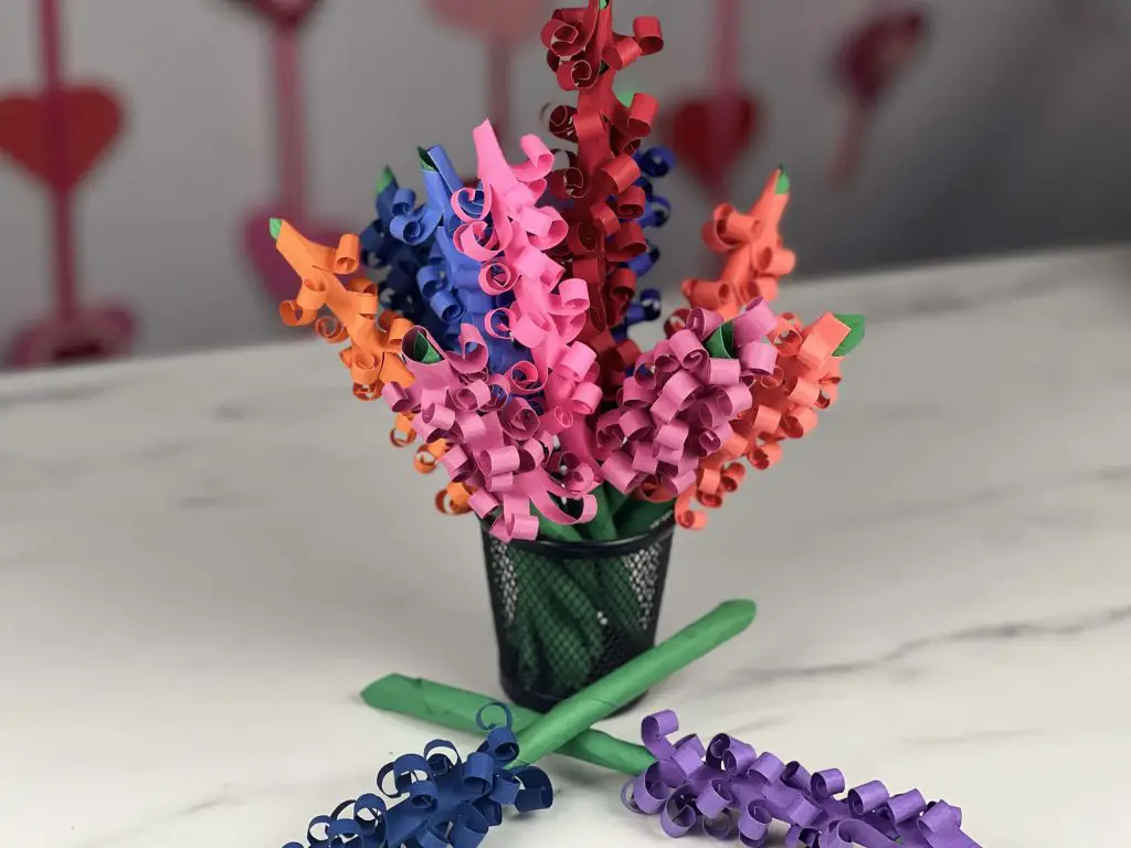 DIY paper hyacinths