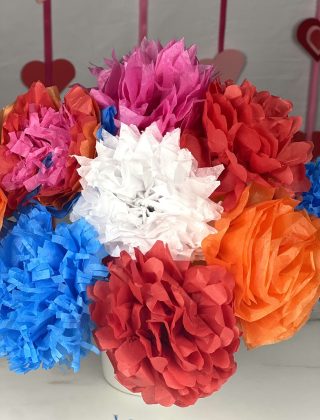 Tissue Paper Flowers