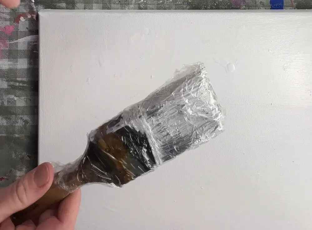 sealing paint brush for reuse